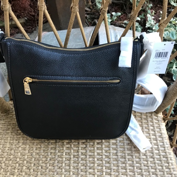 Coach Pebble Leather Chaise Crossbody Handbag- Black - Picture 3 of 6